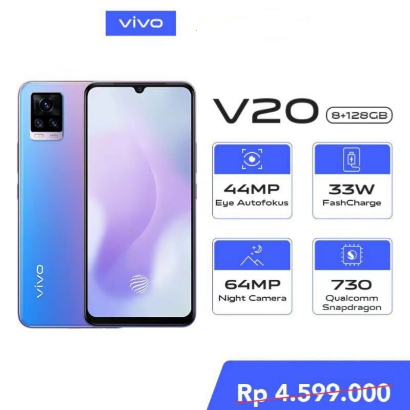 vivo v20 blue