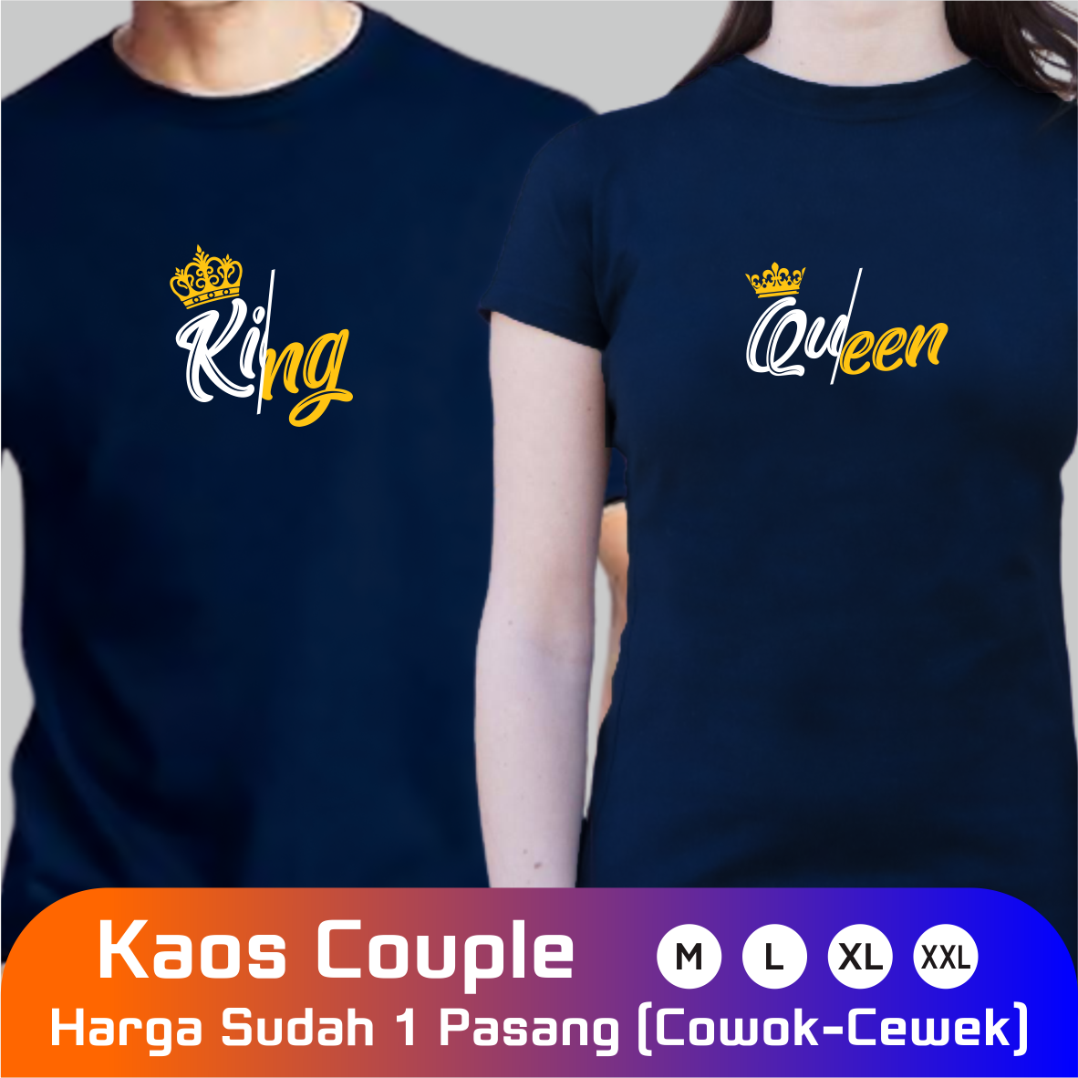 Jual King Queen T Shirt Terbaru - May 