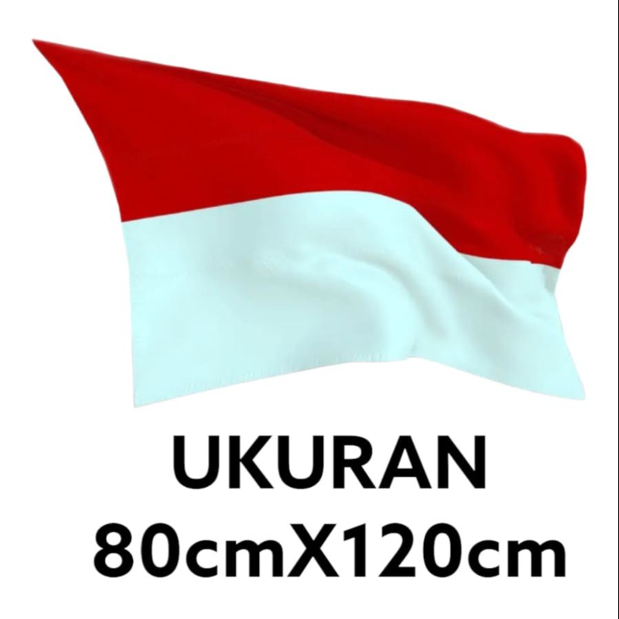 Bendera merah putih ukuran ukuran 80X120 | Lazada Indonesia