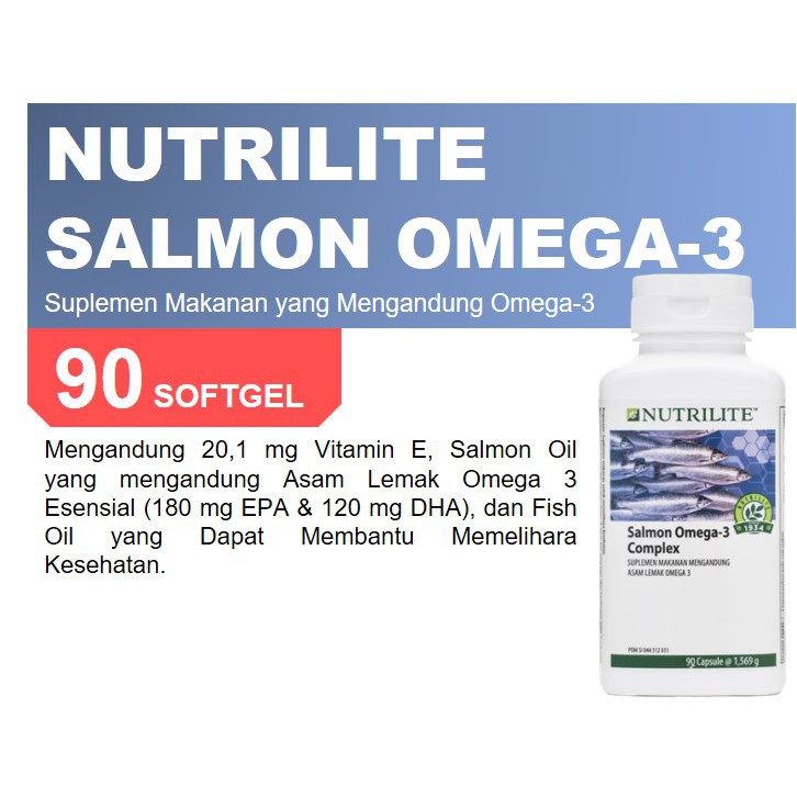 Omega 3 complex nutrilite salmon Salmon Omega