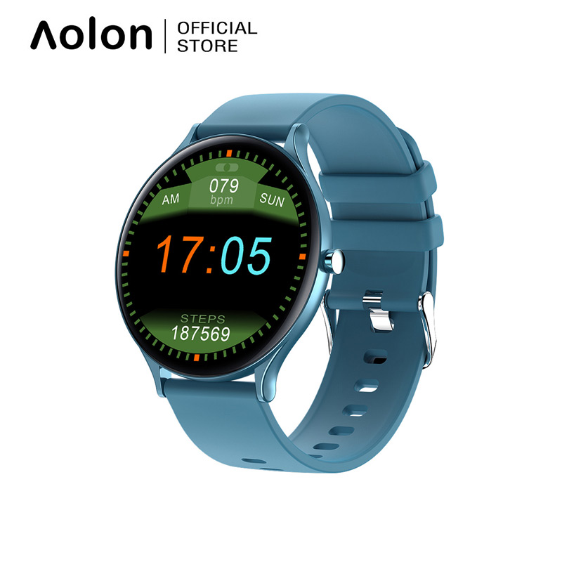 Aolon RUSH R smartwatch pria dewasa anti air Pria Wanita Tekanan Darah  Tahan Air Olahraga Bulat Jam Tangan Pintar Heart Rate Monitor QW13 Smart  Watch pria keren buat gaya jam hp for