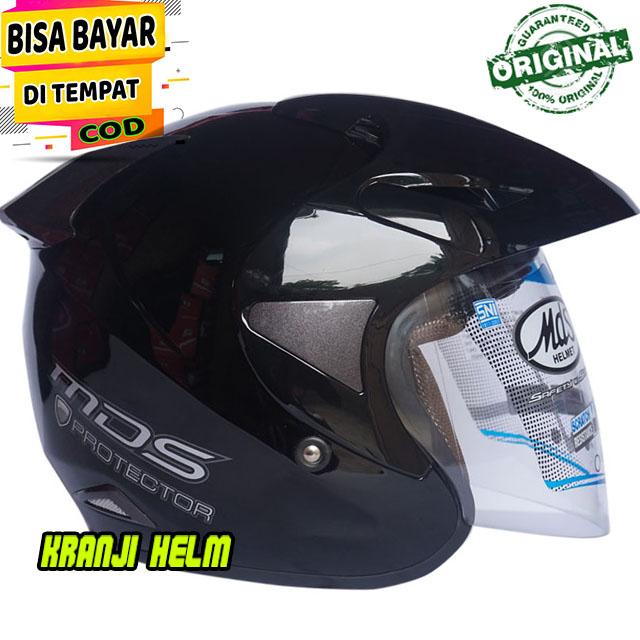 helm mds protector solid black metalic 