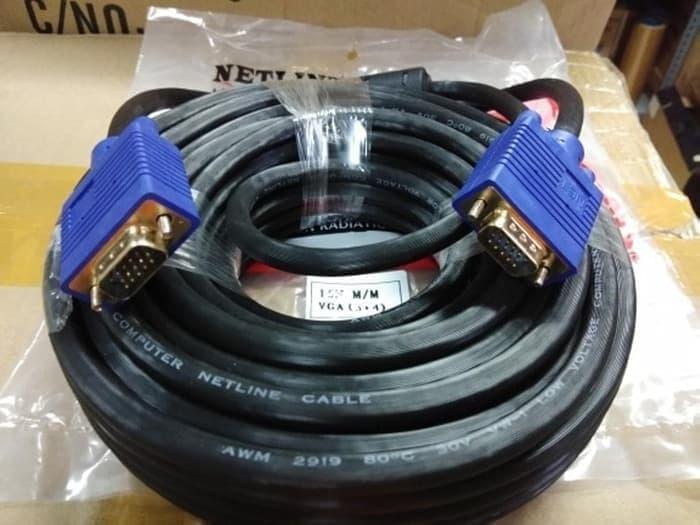 KABEL VGA 50M HIGH QUALITY (GOLD PLATED) / VGA 50 METER / VGA 50 M