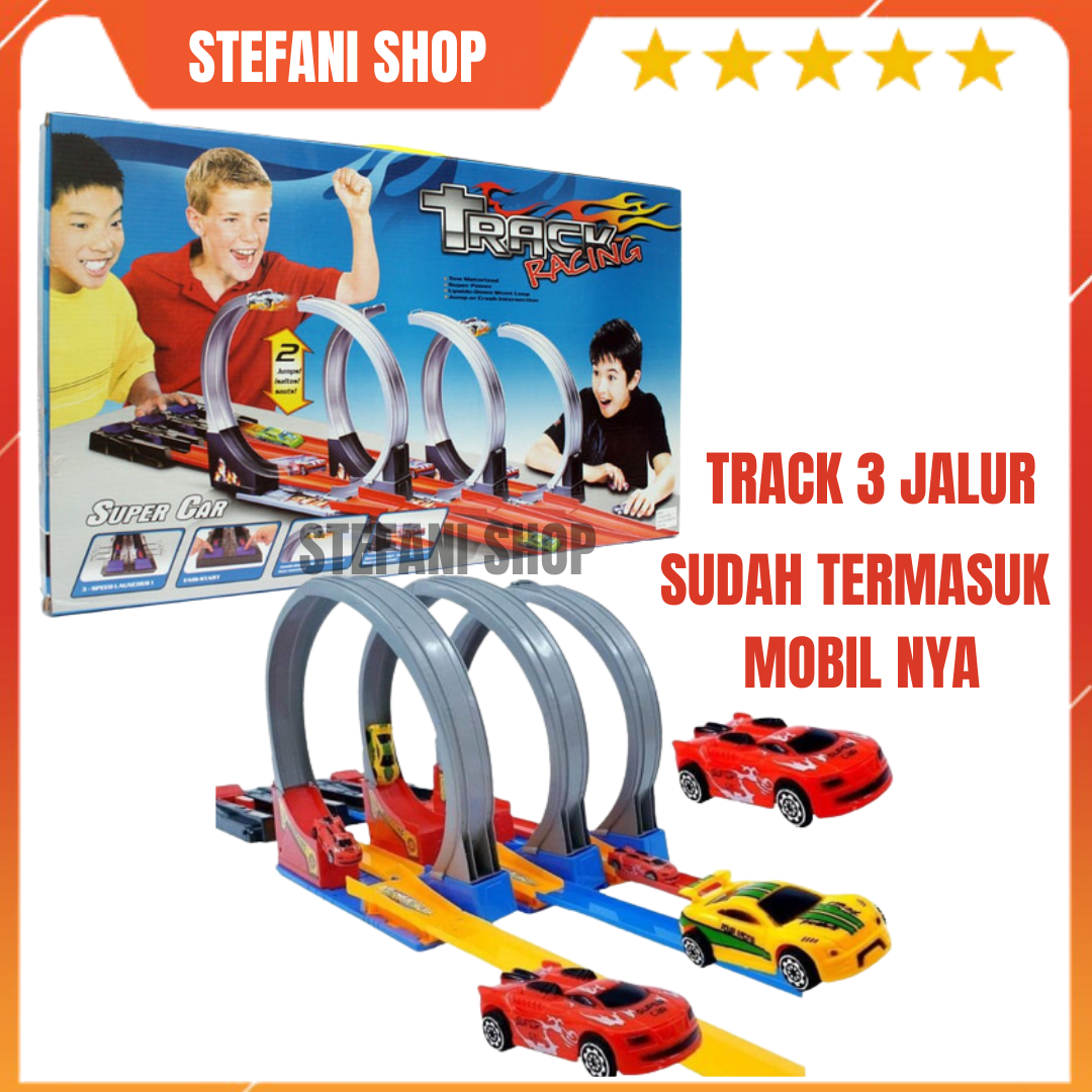 Mainan Anak Track Racing Hot wheels Jalur Mainan Mobil Diecast