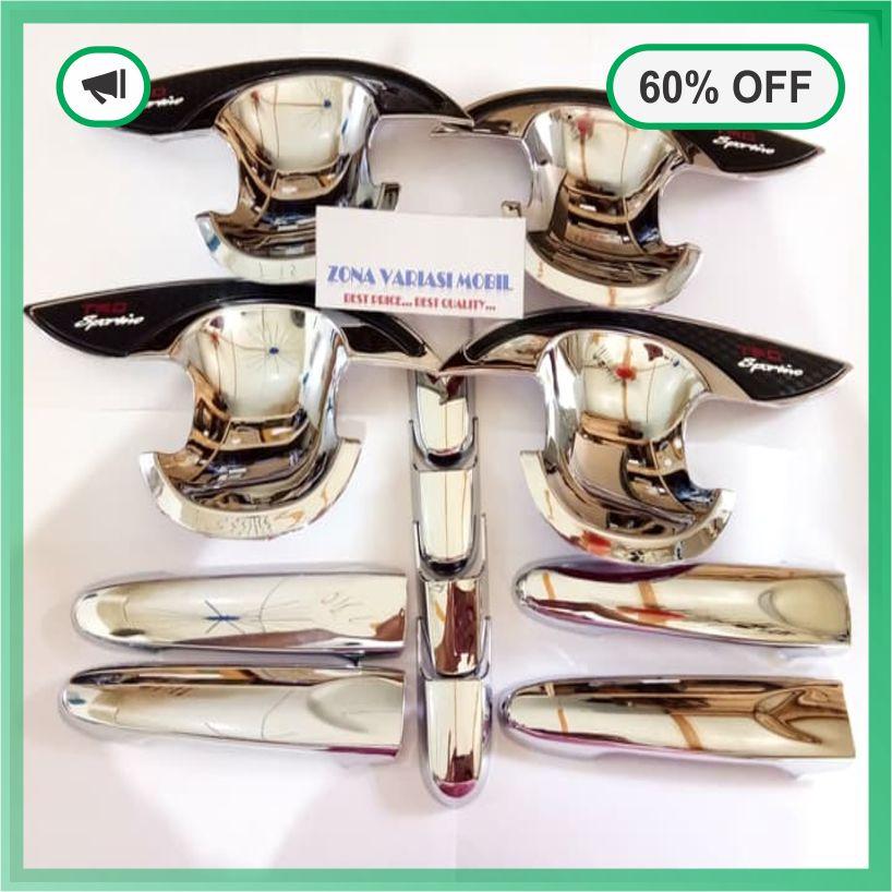 HARGA TERBAIK - SPECIAL PRICE - Paket Cover Handle + Outer Handle Toyota Calya Model TRD Sportivo - BEST SELLER - LAZ PROMO BIRTHDAY
