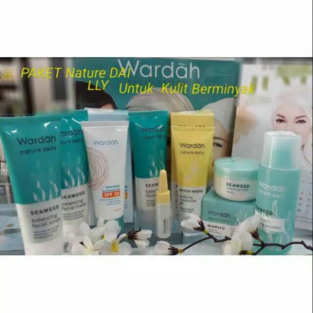 PAKET WARDAH NATURE Dailly series untuk kulit Berminyak terbaru