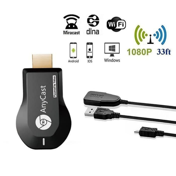 Jual Wireless HDMI Dongle Anycast Bluetooth hp ke TV