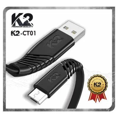 RGAKSESORIS Kabel Data TOPLES K2-CT01 K2 PREMIUM QUALITY Fast Charging 2.4A MICRO USB / TYPE C