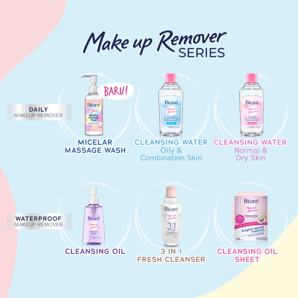 Jual Biore Make Up Remover Micellar Massage Wash 90ml Di Seller Watsons