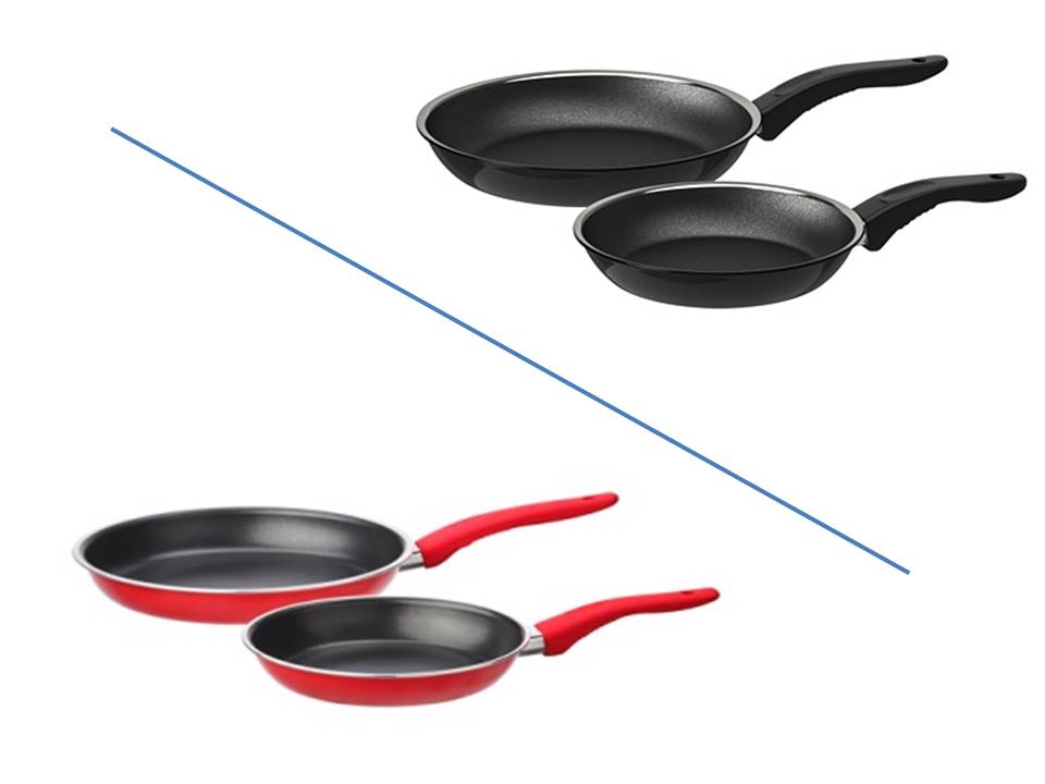 IKEA KAVALKAD Teflon Wajan Penggorengan Frying Pan, 2 Pilihan Warna