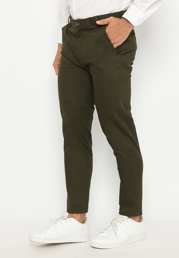 MEVANO ANKLE CHINOS PANTS KHAKI/ANKLE PANTS CHINOS/ANKLE PANTS PRIA