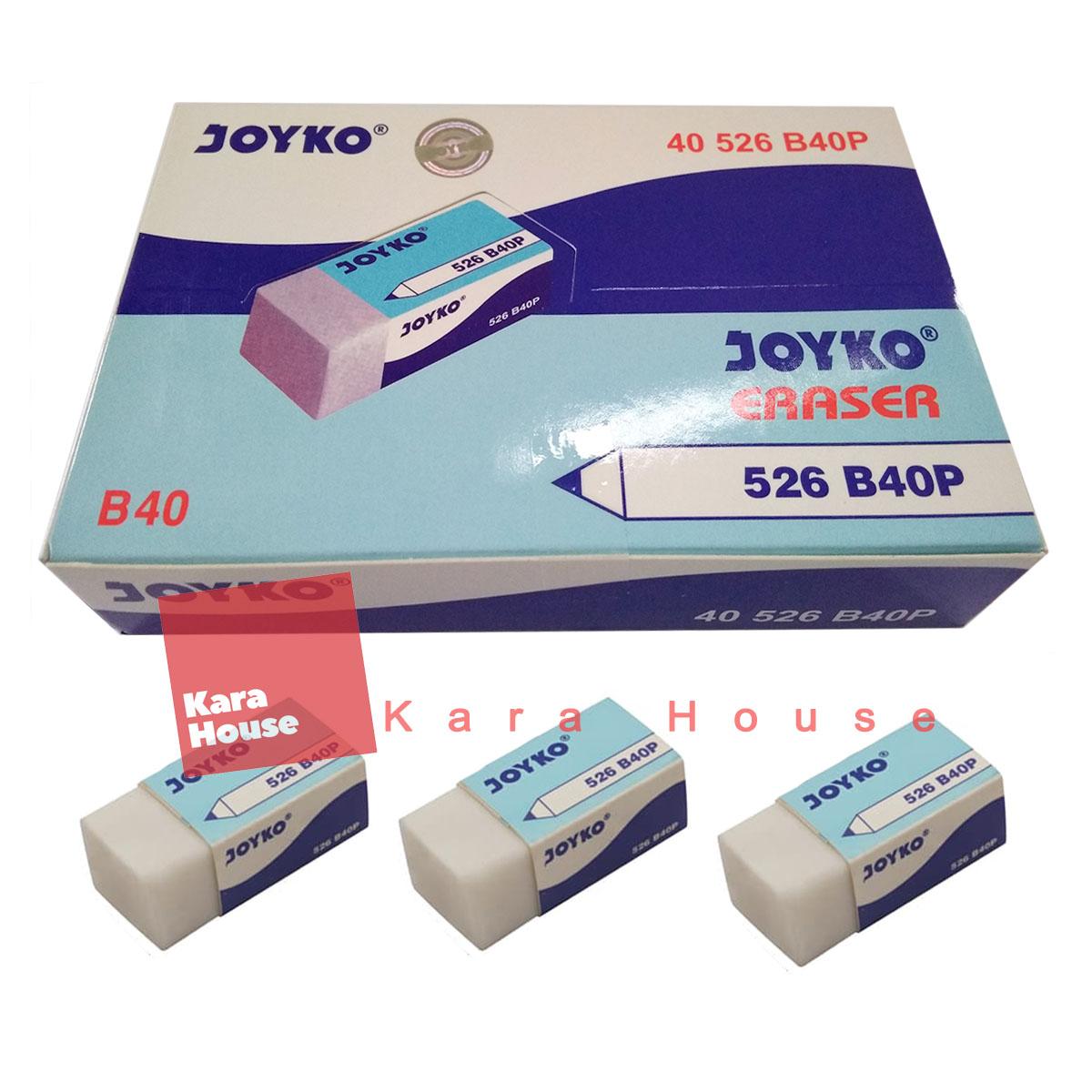 Penghapus Eraser Joyko 526 B40 Warna Hitam & Putih | Lazada Indonesia