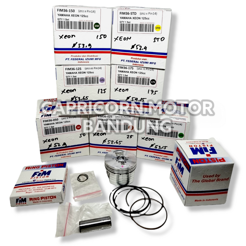 Piston Kit XEON FIM IZUMI oversize STD 25 50 75 100 125 150 175 200 Lazada Indonesia
