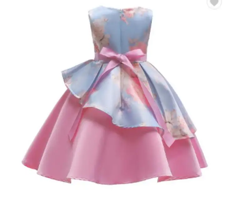 Dress Pesta Anak Ribbon Import Gaun Pesta Anak Import