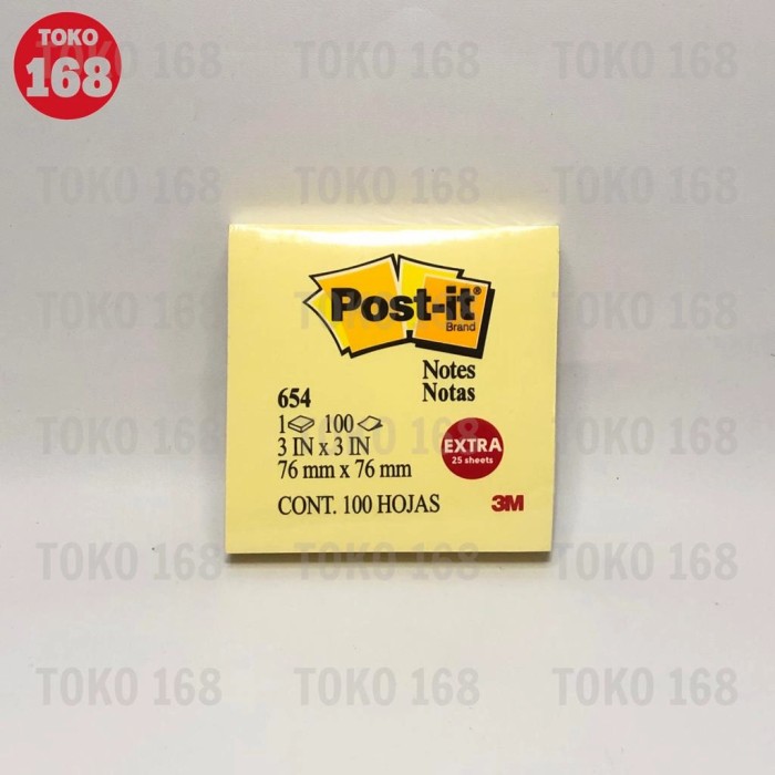 3M Post It Notes / Memo / Sticky Notes 654 (PAK) Lazada Indonesia