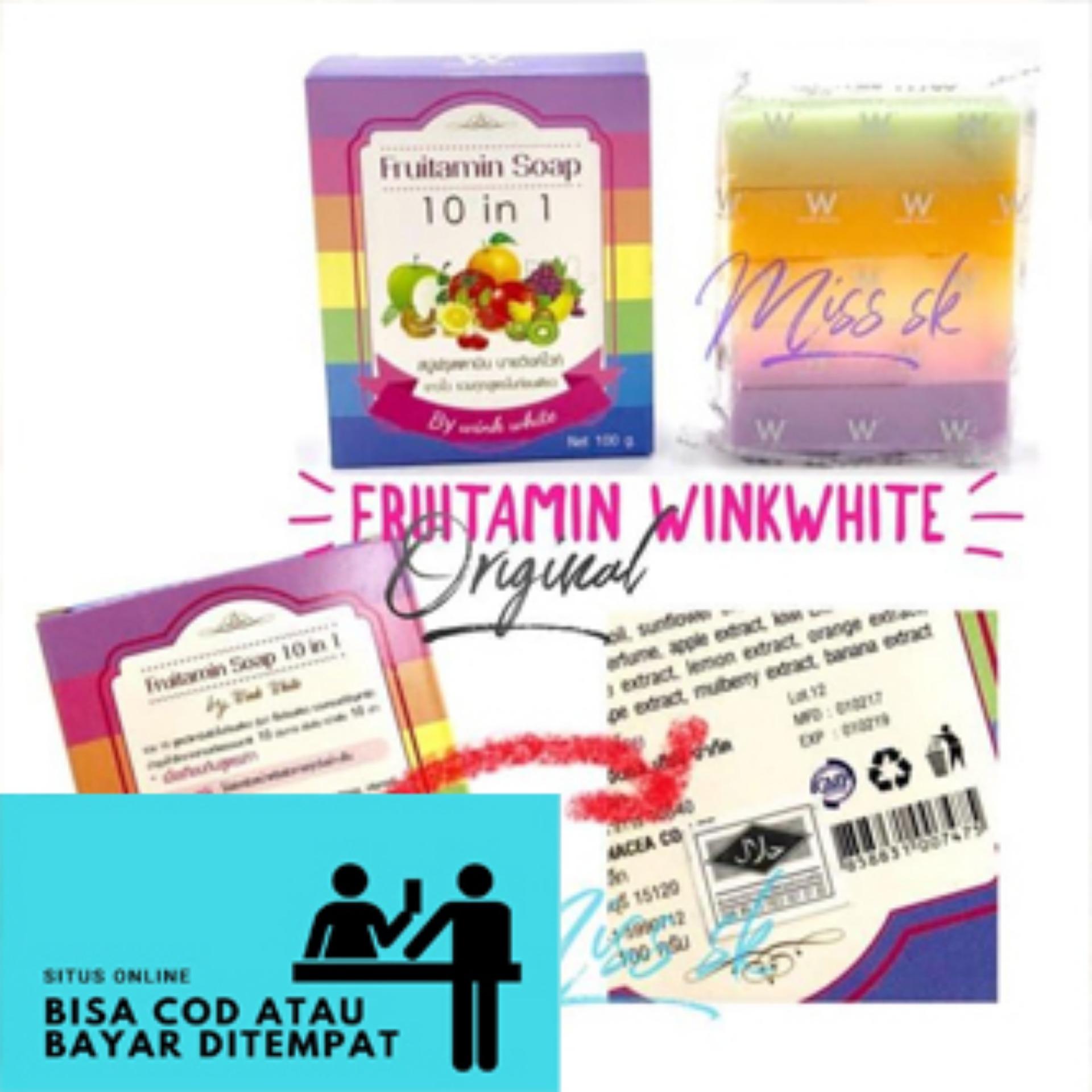 Thai Cosmetics Fruitamin Soap 10 In 1 Collagen Lip Mask 