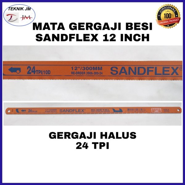 MATA GERGAJI BESI SANDFLEX 24 TPI GERGAJI SANDFLEX 12 INCH ORIGINAL ...