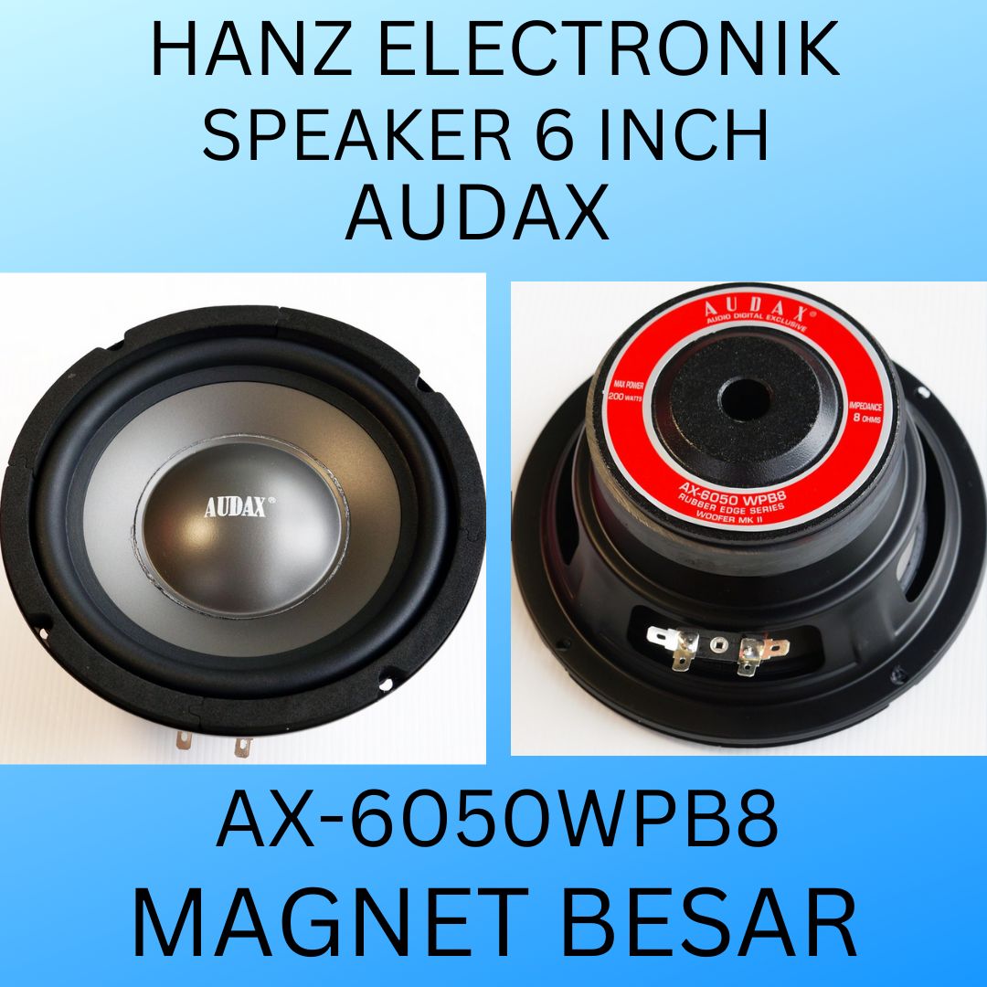 Speaker Audax Inch Ax Wpb Magnet Besar Woofer Original Lazada