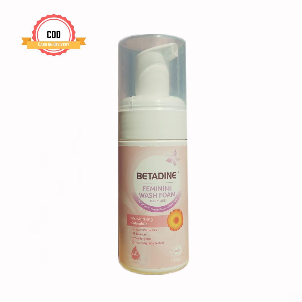 Delin Store - Betadine Feminine Wash Foam Moisturising Calendula 100 mL