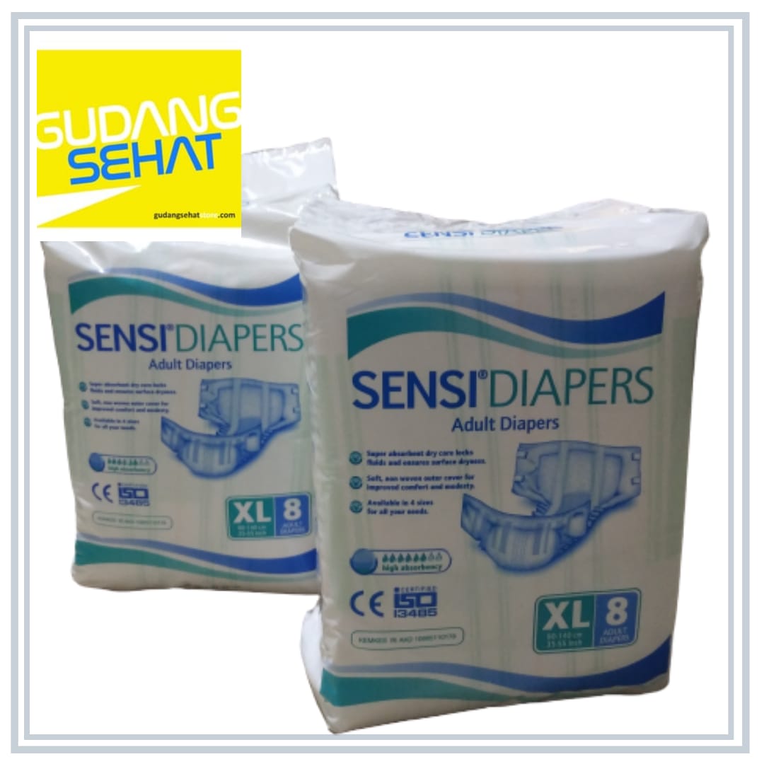 Popok Dewasa Sensi Perekat Adult Diapers Pampers Sensi Lazada Indonesia