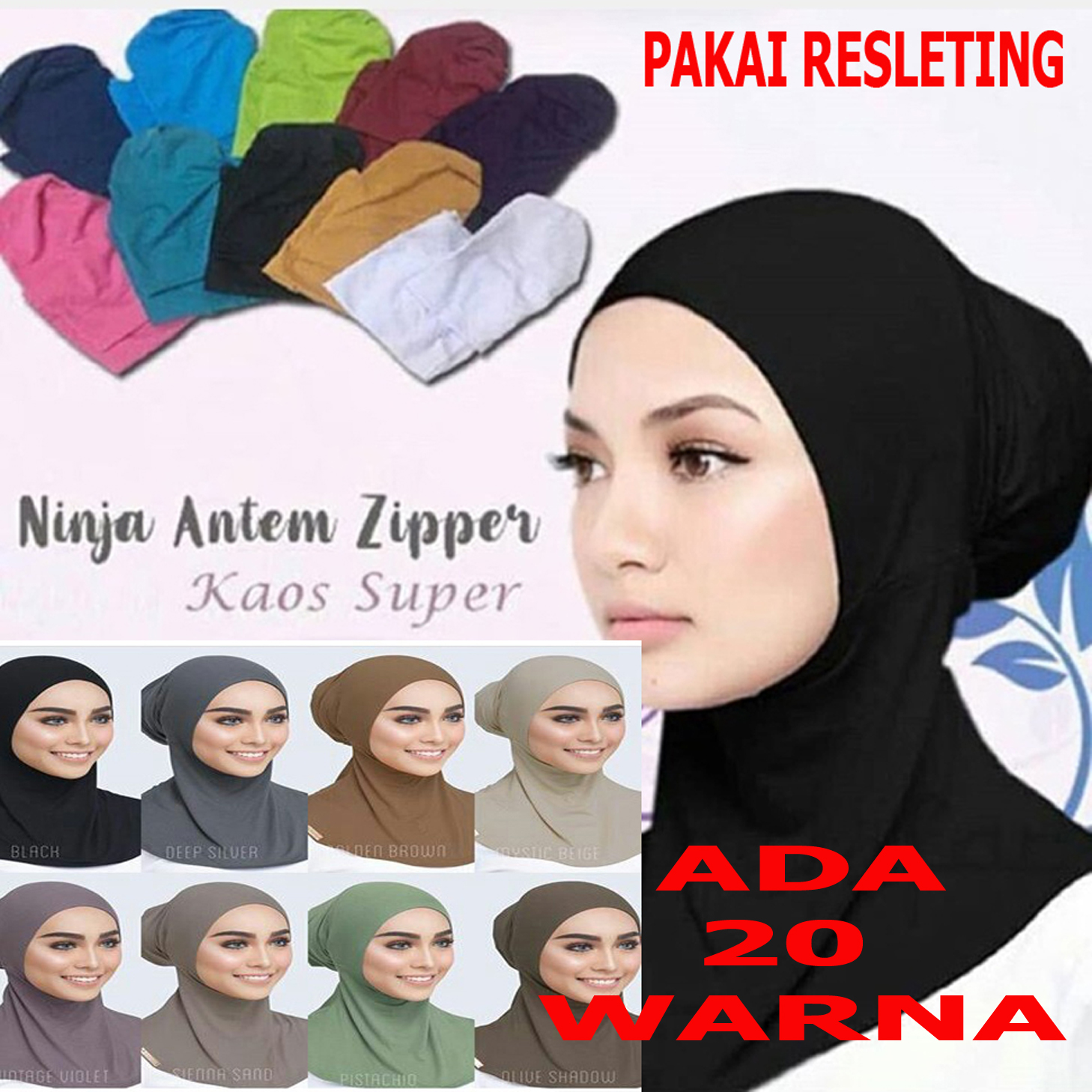 CIPUT NINJA/INNER NINJA/DALAMAN HIJAB/CIPUT ANTAM/CIPUT ANTI TEMBEM