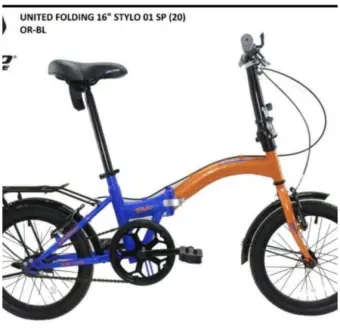 united folding bike 20