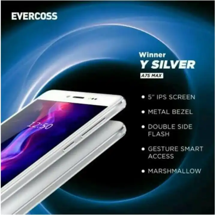 Free Ongkir Evercoss A75 Max Winner Y Silver 5 Ips Lcd 1gb Ram 8 5 Mp Camera Bergaransi Lazada Indonesia