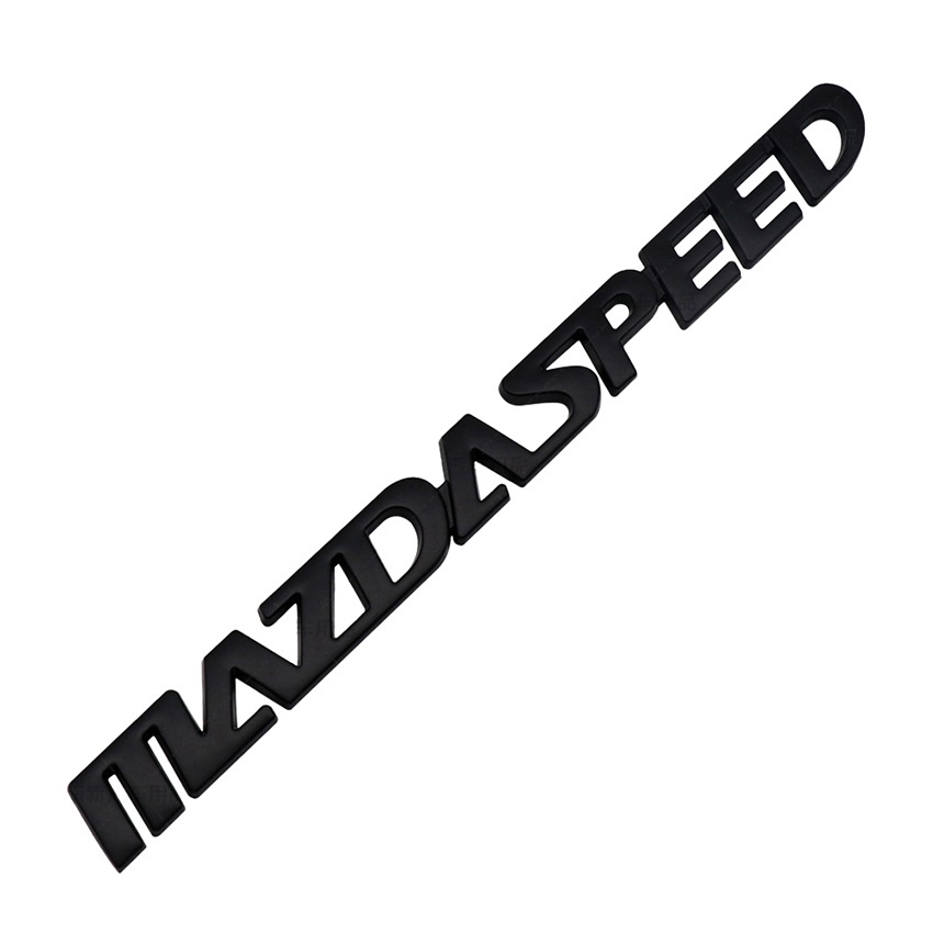 Stiker Emblem Mazda Speed Metal 3d Letter Car Auto Decorative Rear ...