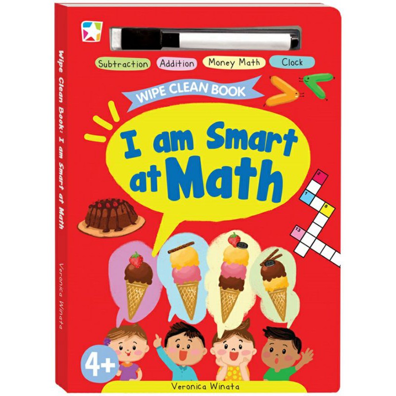 ELEX - Opredo Wipe Clean Book : I an Smart At Math | Lazada Indonesia