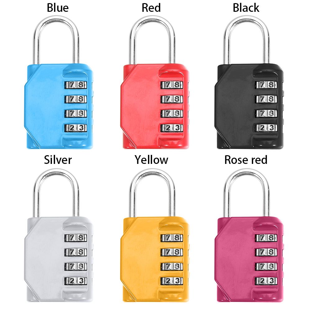 LULU Rust-Proof Combination Lock Waterproof Resettable Password Lock ...
