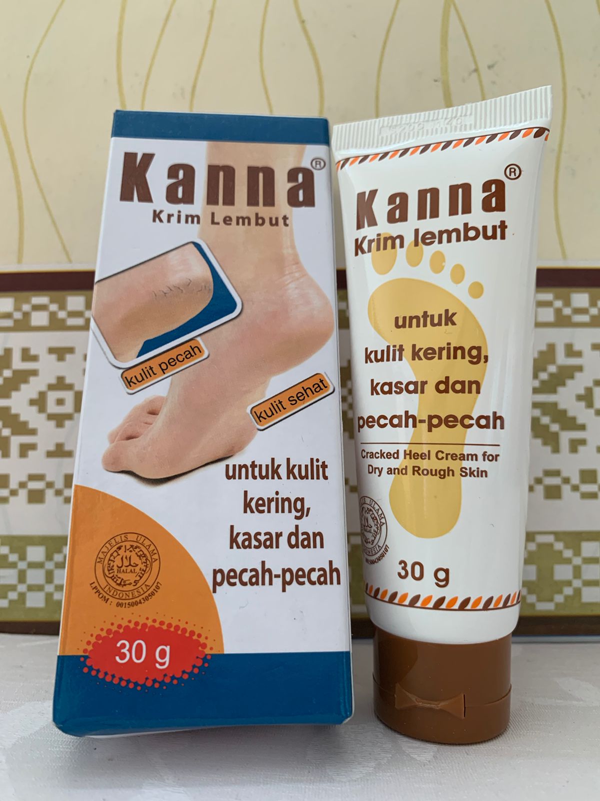 Kanna 30gr Krim Lembut Untuk Kulit Kering Kasar Dan Pecah Pecah Obat Kaki Pecah Cream 5849