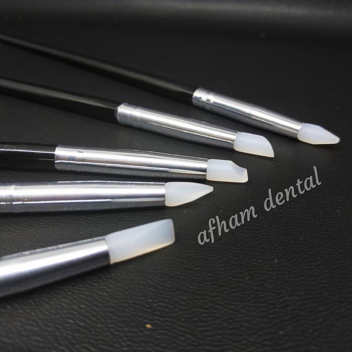 PROMO Kuas Silicone Silikon Composite Brush Tambal Gigi Pcs - aNjytdKz