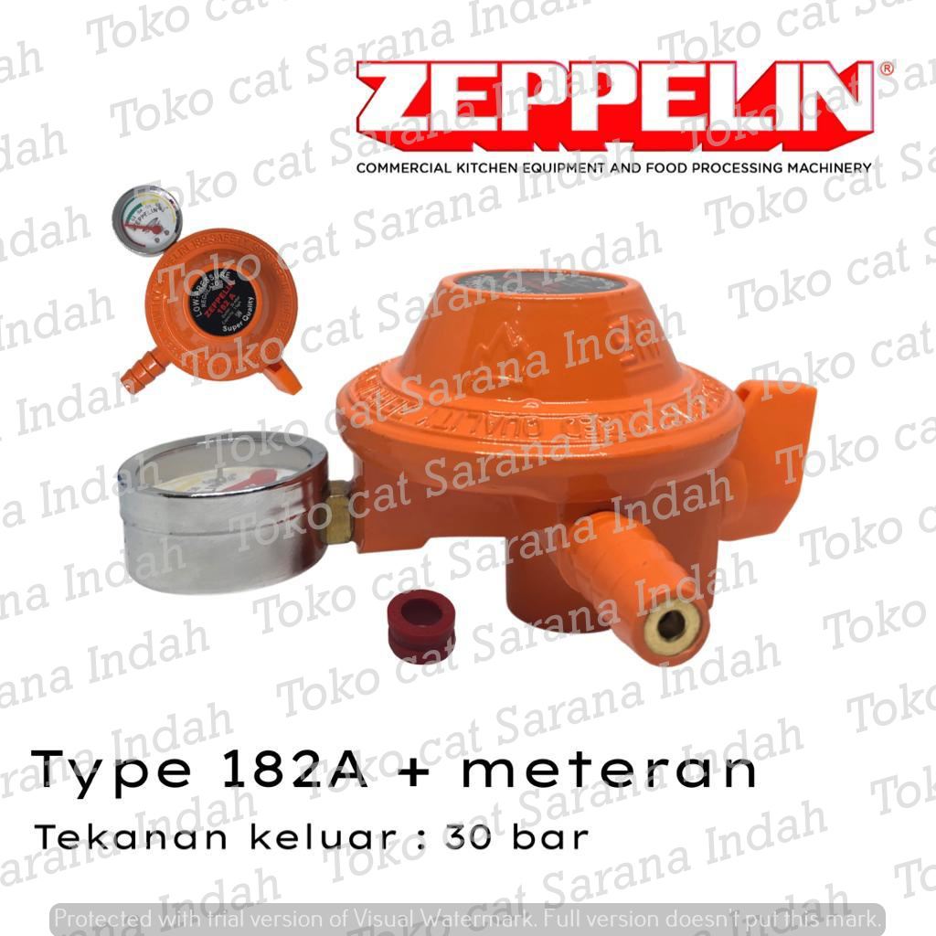 Regulator Zeppelin model 182A High Pressure with Meter Regulator gas