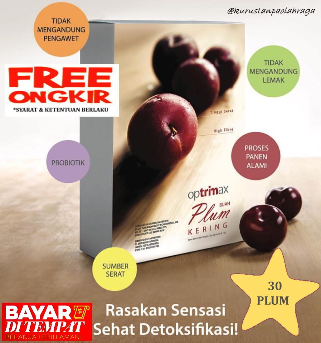 PROMO! OPTRIMAX PLUM DELITE 1 BOX - PLUM KERING (30 SACHET)  Detoks - Buah Plum - Obat Pelangsing - Obat Kurus/Pengurus Badan - Detoksifikasi - Pembakar Lemak - Penghilang Lemak - Plum Kering Optrimax Plum Delite - Optrimax Jelly Delite – Halal