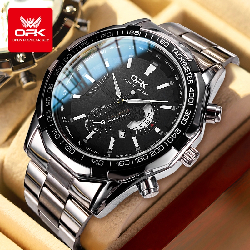 BEST SELLER!!!】OPK Jam Tangan Pria Terbaru 2024 Tahan Air