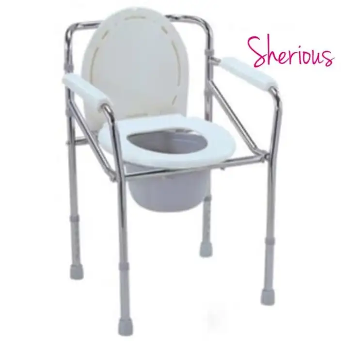 Commode Chair Kursi Tempat Bab Deluxe Commode Chair Pispot Bab Lazada Indonesia