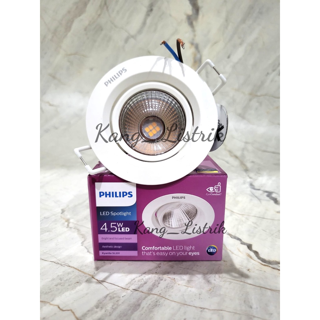 LAMPU SPOTLIGHT PHILIPS LED SPOT DOWNLIGHT LED PHILIPS KYANITE SL201 4