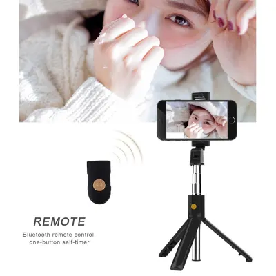 K07 SELFIE STICK TONGSIS With BLUETOOTH TRIPOD STANDING