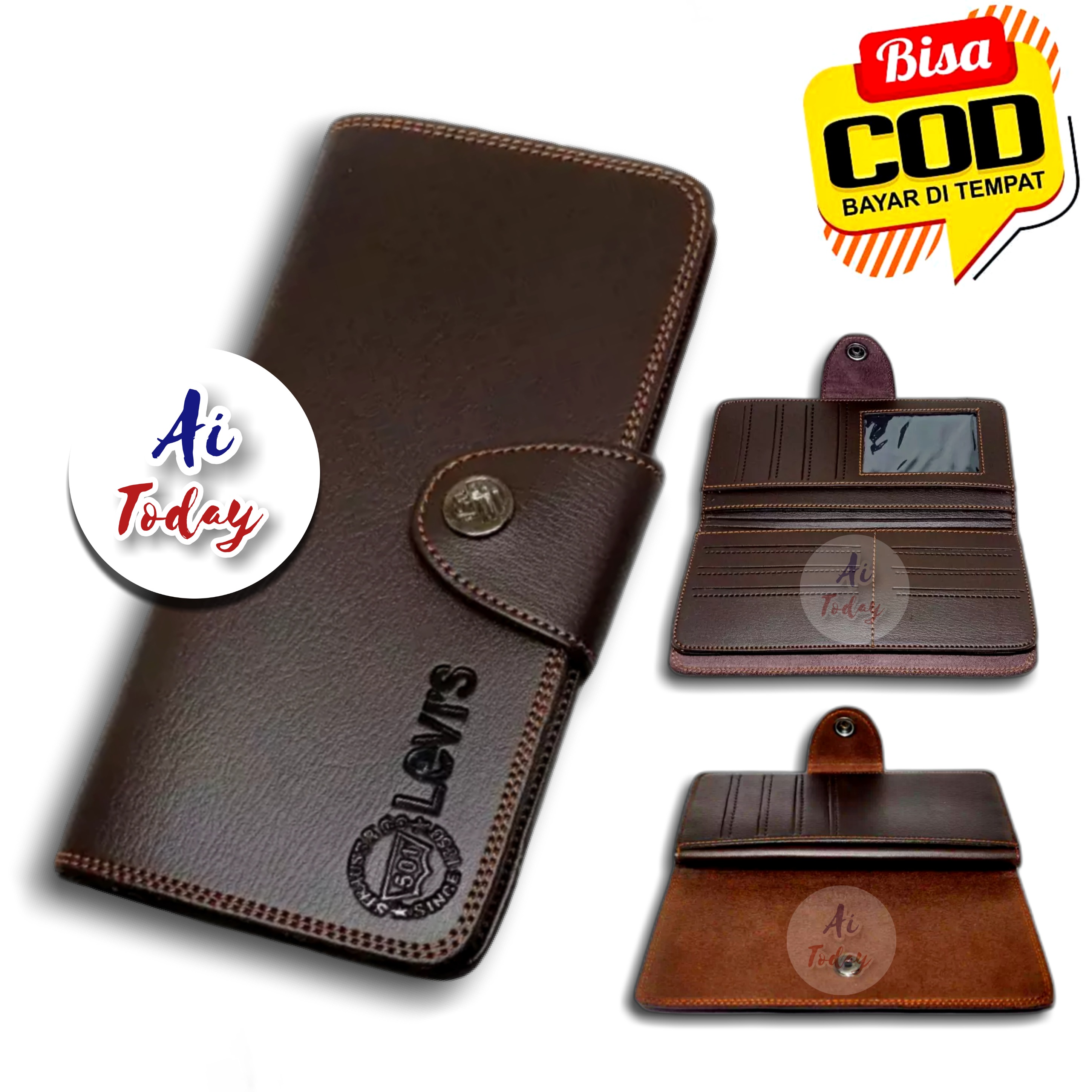DOMPET LEVIS PANJANG PRIA WANITA MODERN 