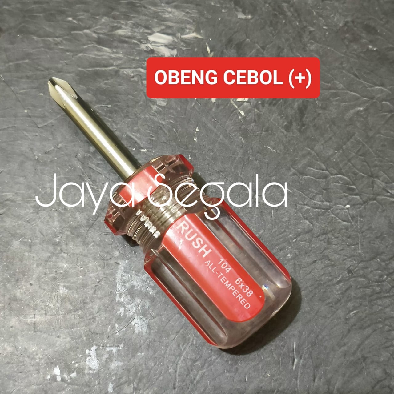 Obeng cebol mini + Plus - Min +- Bolak Balik Transparan Bening 6x38mm ...