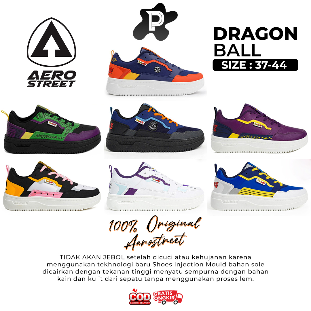 Aerostreet X Dragon Ball Goku Cell Trunks Gohan Majin Buu