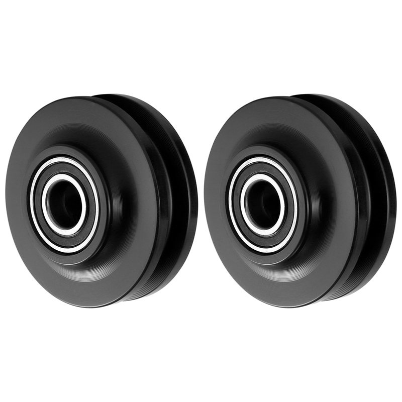2Pcs Sliding Barn Door Wheel Heavy Duty Window Pulley Roller