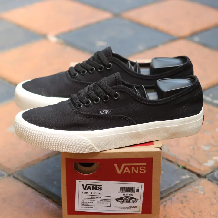 vans authentic black harga