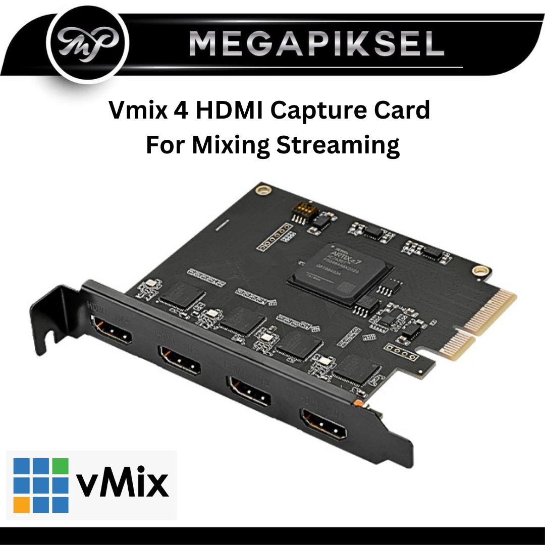 Vmix 4 HDMI Capture Card for Mixing Streaming OBS VMOX Wirecast