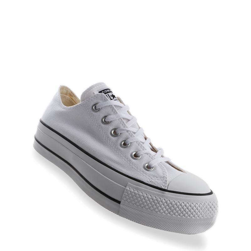 Converse Chuck Taylor All Star Lift Ox Sepatu Wanita - Putih
