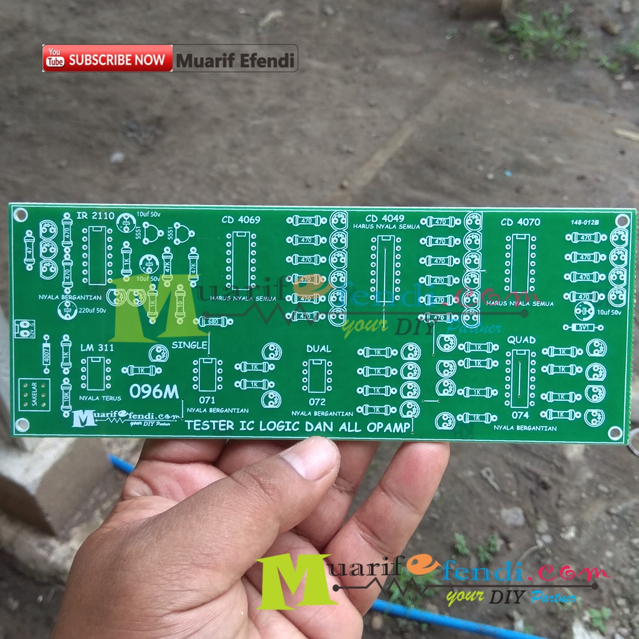 Harga Termurah Kit Dan Pcb Ic Tester Tes All Ir Cd Cd