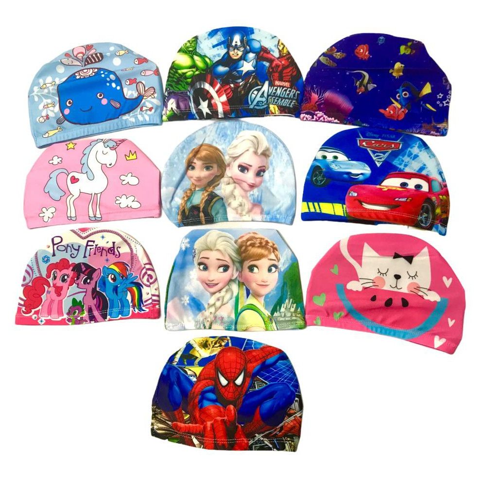 TOPI RENANG ANAK MOTIF ALL SIZE 