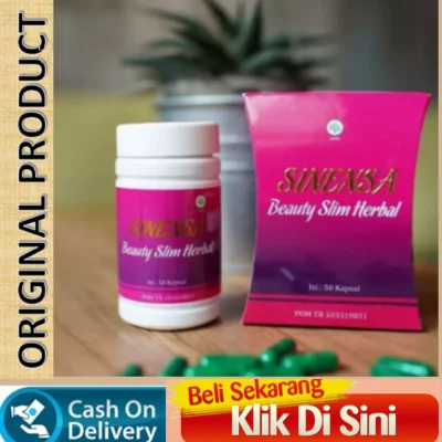 Sinensa Beauty Slim Herbal Capsul BPOM Original Pelangsing Badan Pengurus Badan Original 100%