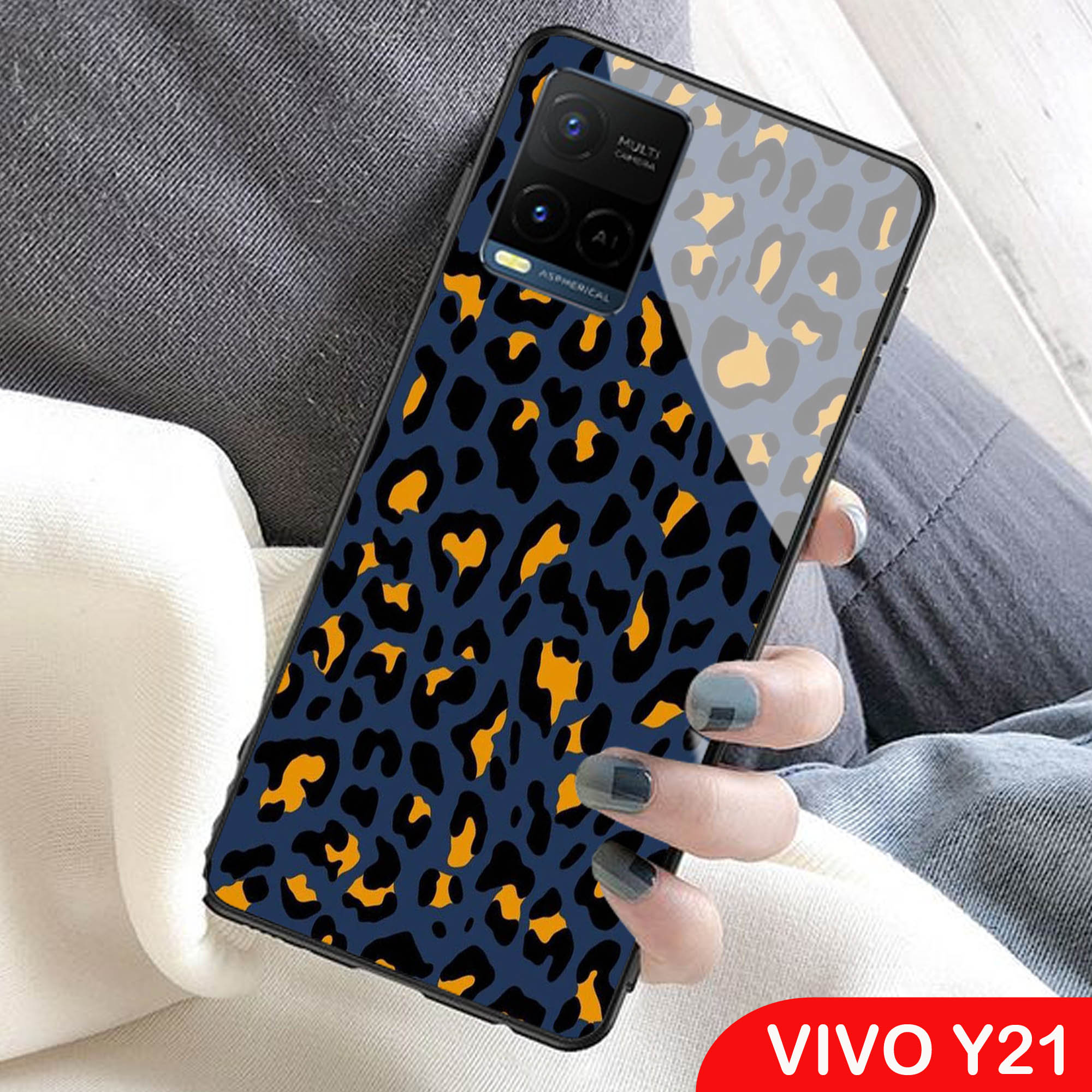 Softcase Glass Kaca Vivo Y21 2021 - J53 - Casing Hp Vivo Y21 2021 ...