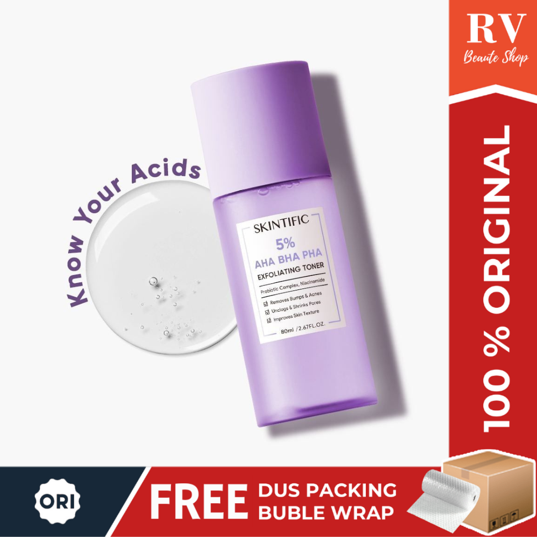 SKINTIFIC - Aha Bha Pha Exfoliating Toner Face Exfoliators Glow and ...